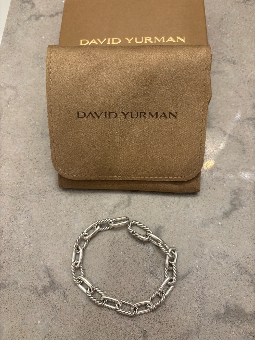 David Yurman Sterling Silver Madison Chain Bracelet updated with DY stamp photo - Picture 10 of 13